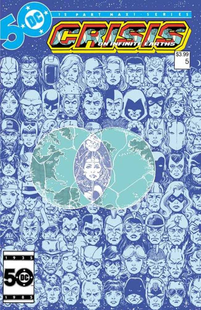 Crisis On Infinite Earths #5 Facsimile Edition Cover A George Perez DC Comics 2024