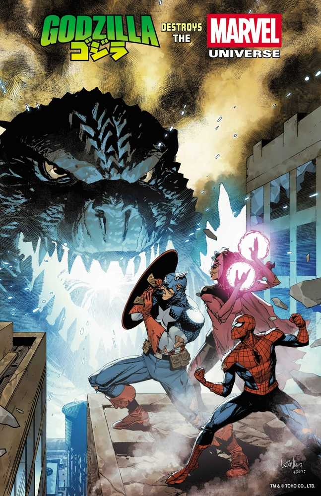 Godzilla Destroys The Marvel Universe #1 Leinil Yu FOIL (07/16/25)