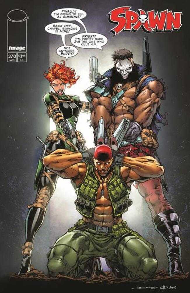 Spawn #370 Cover C Brett Booth Youngblood Team Up (PRESALE 11/12/25)