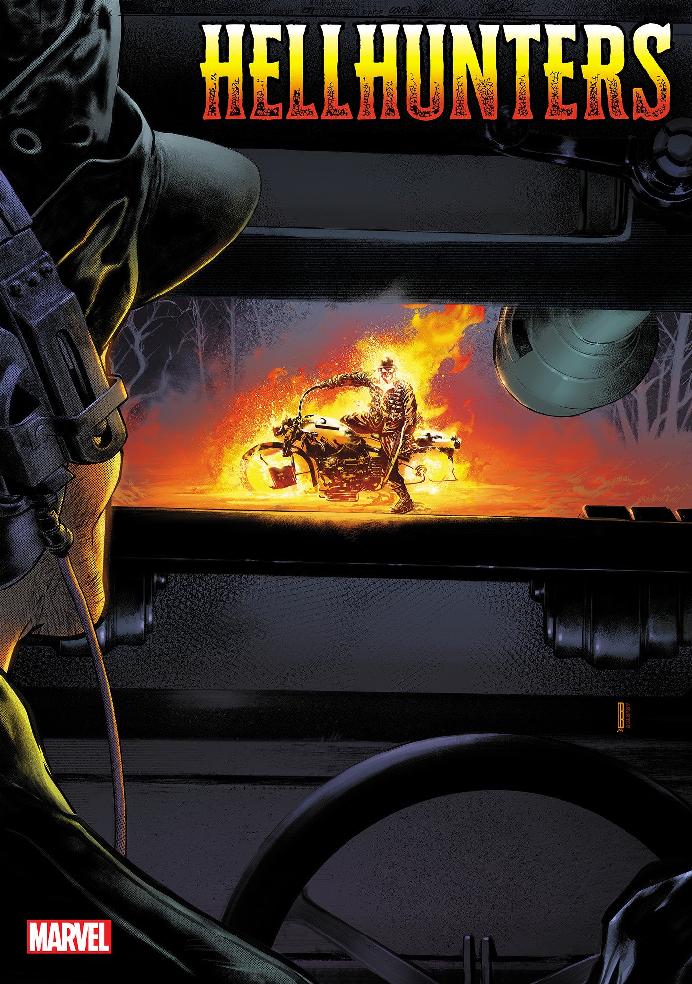 Hellhunters #1 David Baldeon Windowshades Marvel Comics 2024