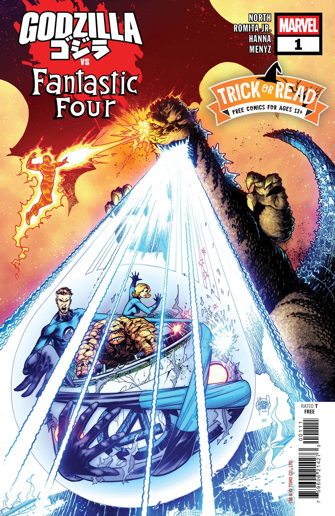 Godzilla vs. Fantastic Four #1 Halloween Trick Or Read 2025 (10/01/25)