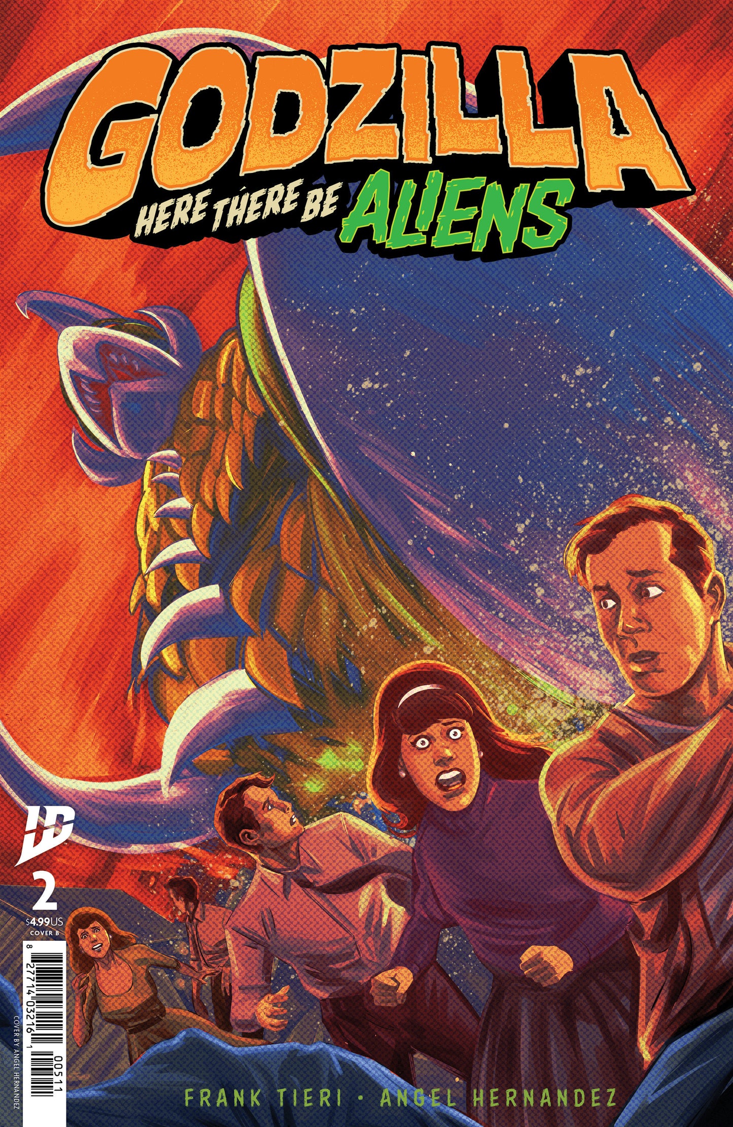 Godzilla: Here There Be Aliens #2 Cover B (Hernandez) (07/09/25)