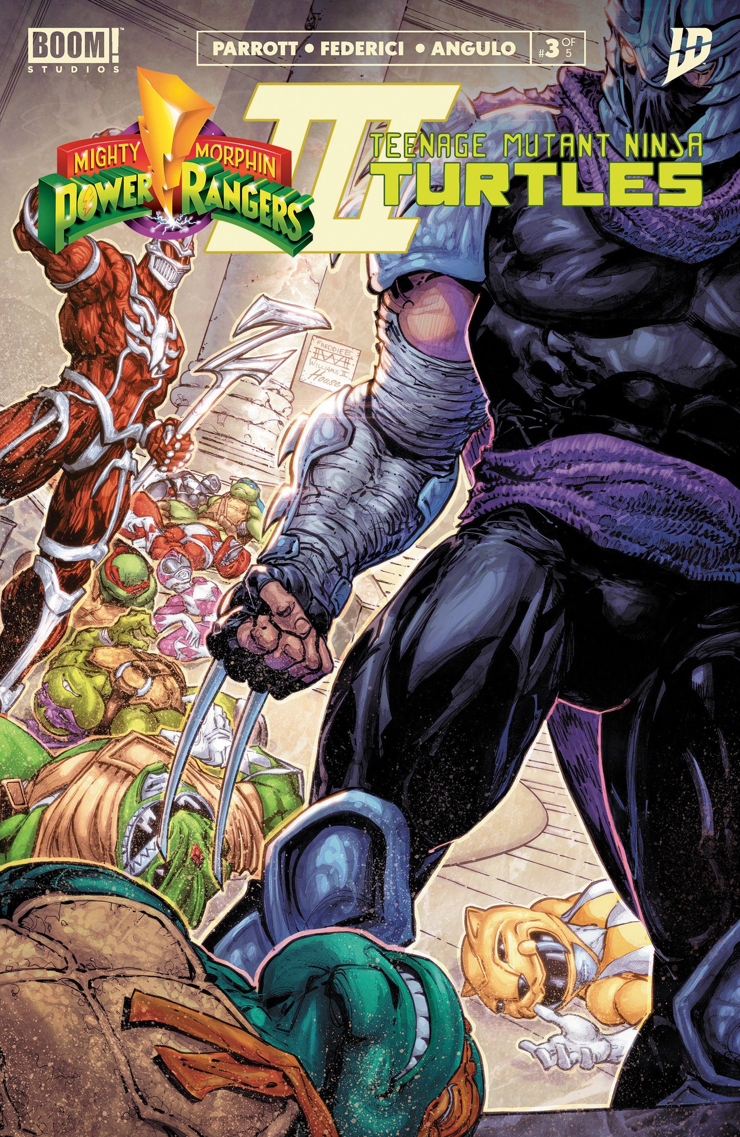 Mighty Morphin Power Rangers/ TMNT III #3 B Williams II (PRESALE 11/19/25)