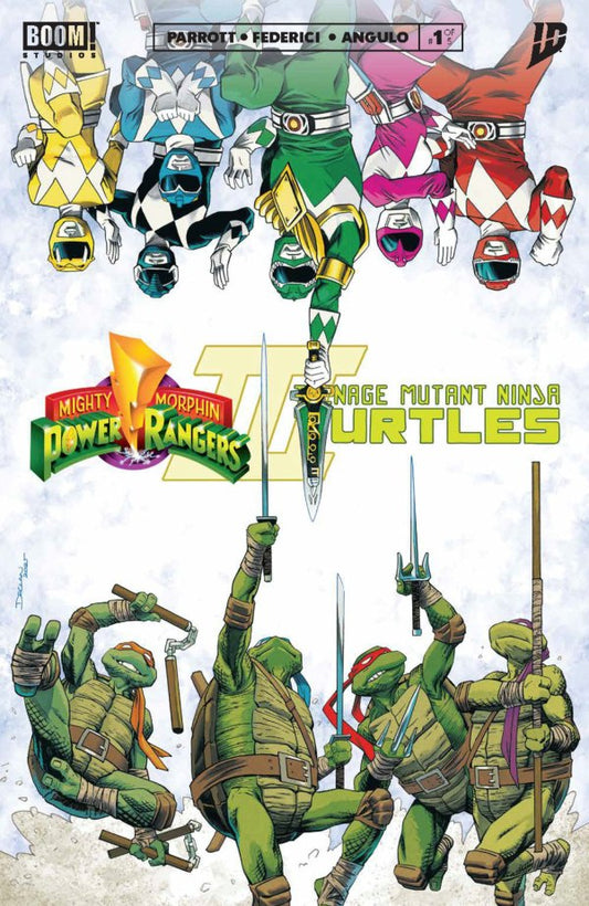 Mighty Morphin Power Rangers/ TMNT III #1 N Foc Reveal (08/13/25)