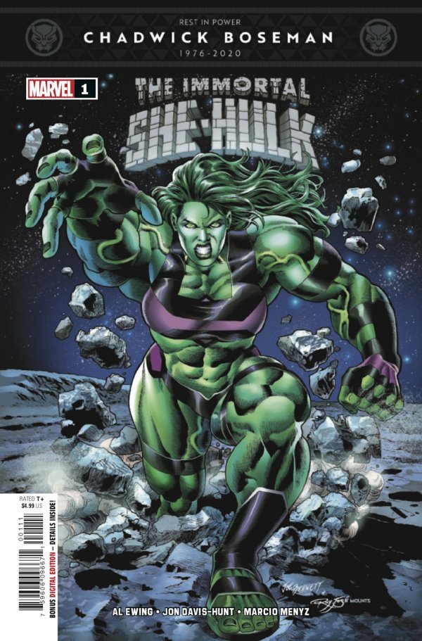 Immortal She Hulk #1 Joe Bennett Main (09/23/20)