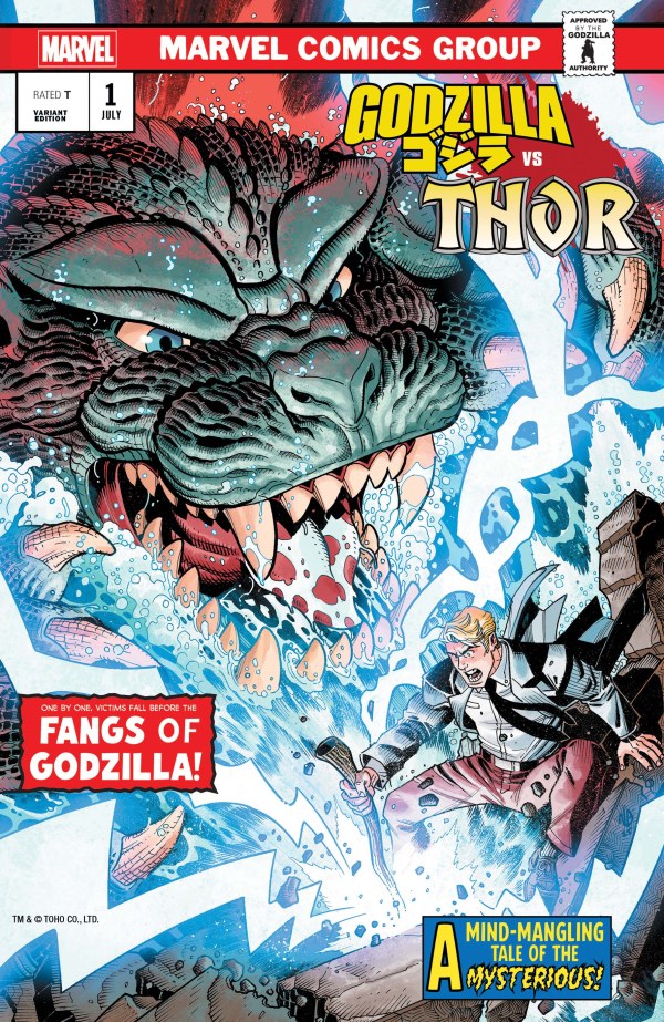 Godzilla vs. Thor #1 Nick Bradshaw Monster Homage (07/02/25)
