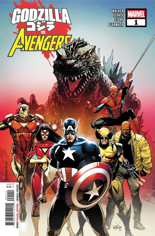 Godzilla vs. Avengers #1 Leinil Francis Yu Main Cover (06/18/25)
