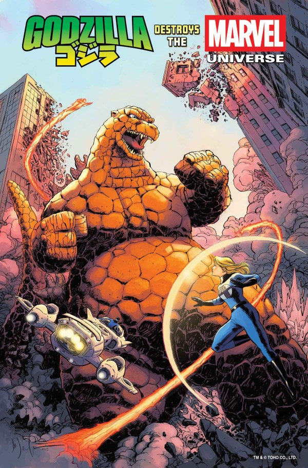 Godzilla Destroys The Marvel Universe #1 Wachter Thing-Zilla (07/16/25)
