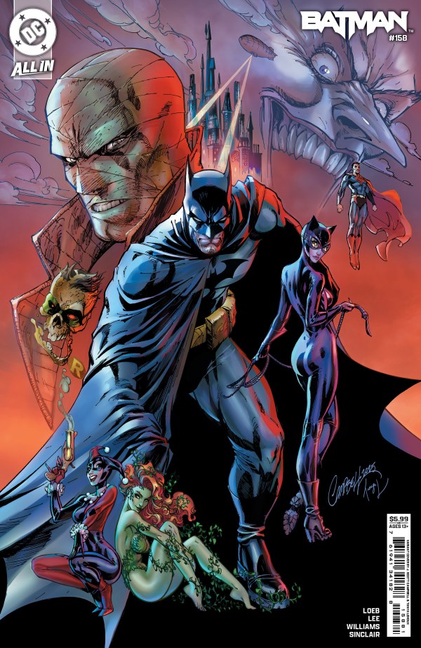 Batman (2025) #158 10 Cover Set Jim Lee & Scott Williams