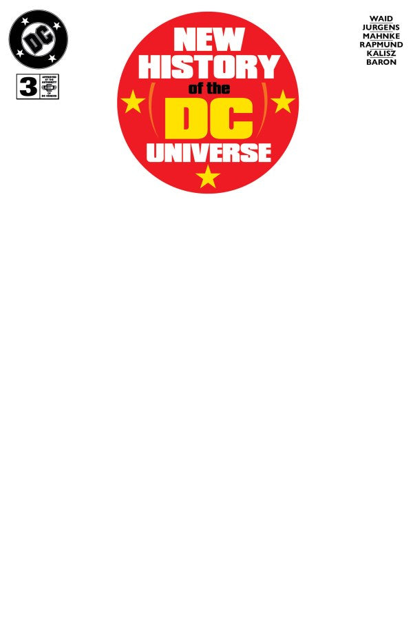 New History Of The DC Universe #3 Cover F Blank (09/24/25)