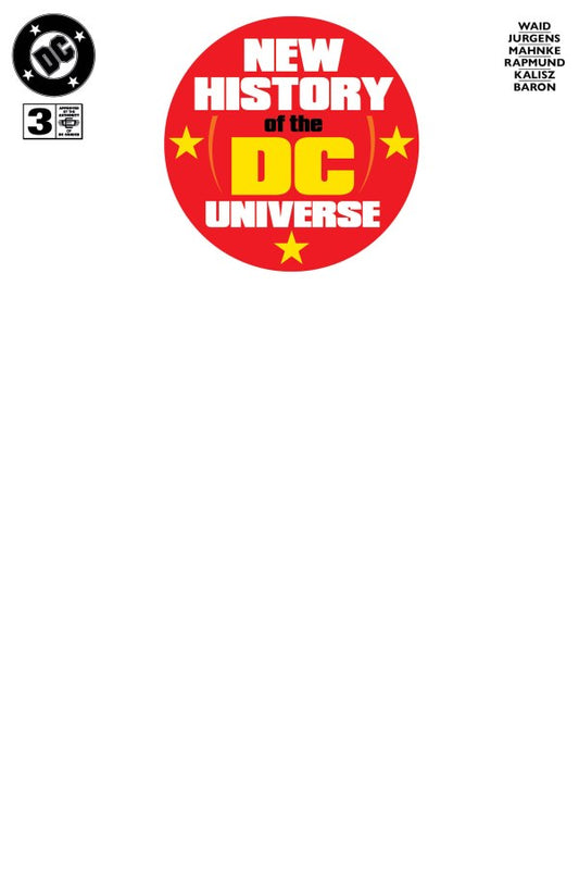 New History Of The DC Universe #3 Cover F Blank (09/24/25)