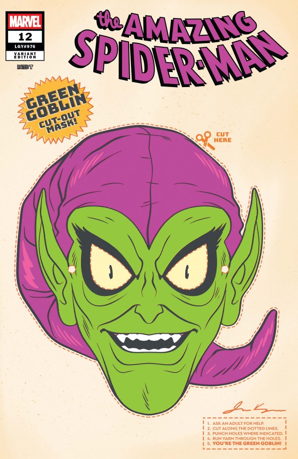 Amazing Spider-Man #12 Retro Halloween Mask (09/17/25)