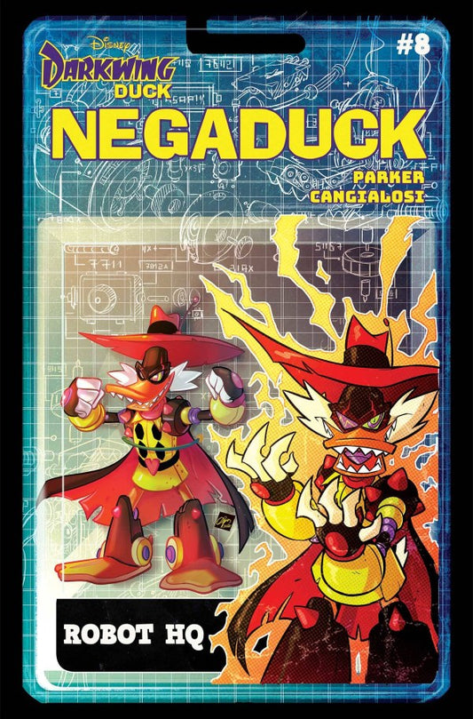 Darkwing Duck 
Negaduck #8 Cover E Action Figure (Dynamite 2024)