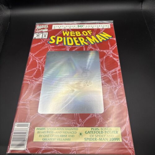 Web of Spider-Man #90 (July 1992) (Key) Polybagged W/Poster