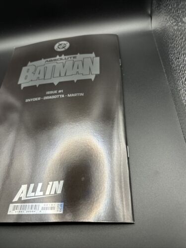 Absolute Batman #1 Cover E Logo Design Foil Variant