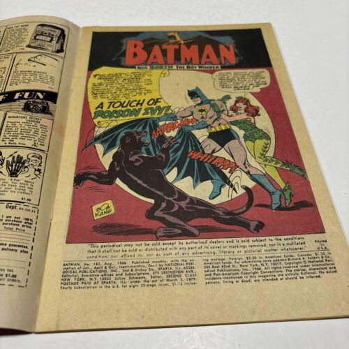 Batman #183 - 2nd Poison Ivy Appearance - D.C. Comics (1966) - Silver Age Key