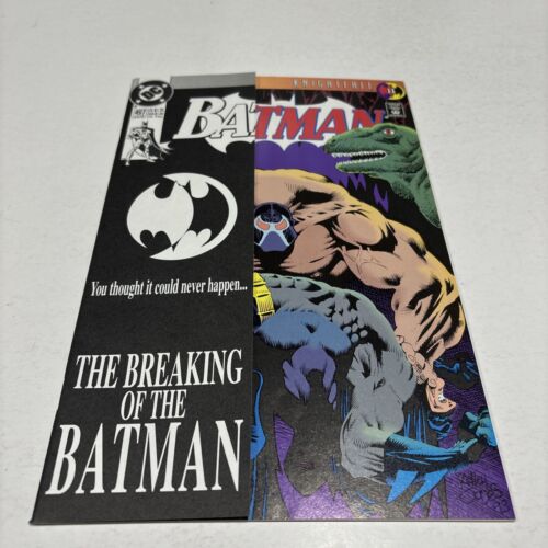 BATMAN #497 BANE BREAKS BATMANS BACK DC COMICS 1993 Major Key 1st Print