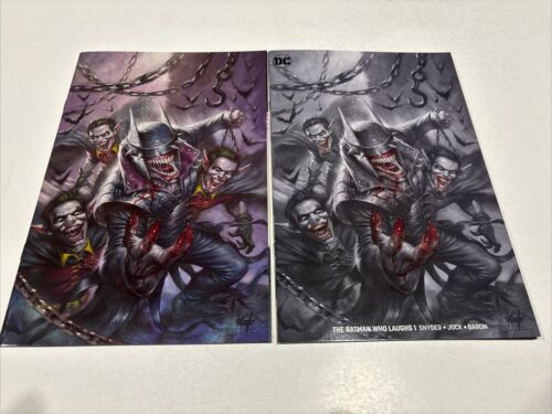 The Batman Who Laughs #1 Parrillo Grey Virgin Variant Set DC Limited To 1000