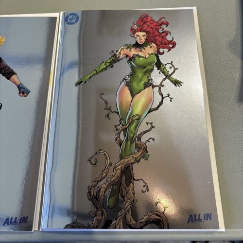 DC All In foil variant Bundle,Batman 153 (Key), Birds Of Prey 14, Poison Ivy 25