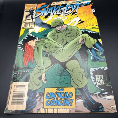 G.I. JOE : A REAL AMERICAN HERO #144 1994 Marvel Origin Of Snake-Eyes Newsstand