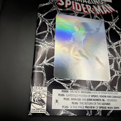 Amazing Spider-Man #365 1st App Spider-Man 2099 Miguel O’Hara W/Poster Attached