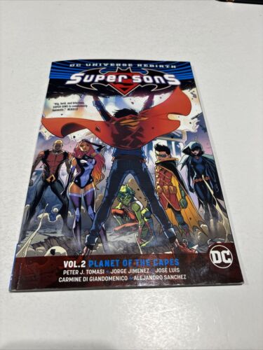 Super Sons Lot 3 TPB When I Grow Up Supersons Of Tomorrow Planet Of The Capes