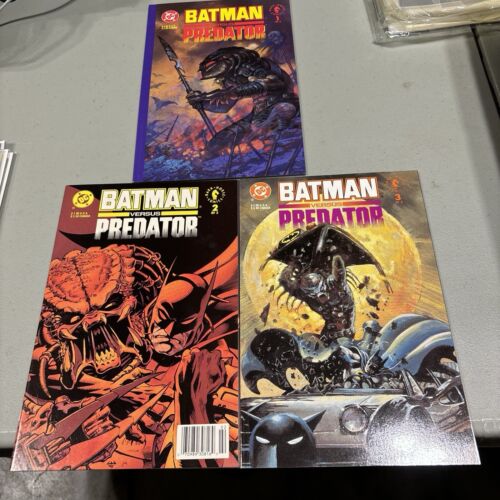 DC Comics Batman vs Predator Issues #1 - 3  1991