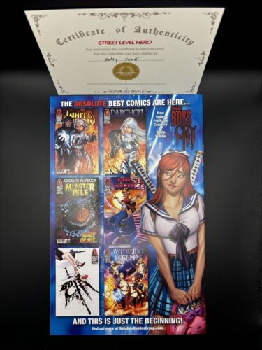 White Widow #5-7 Variant Bundle Signed By Powell w/COA Absolute Comics