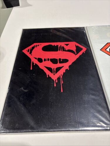 *DEATH OF SUPERMAN #75 & RESURRECTION #500*1992 DC*BLACK/WHITE POLYBAG SEALED*NM