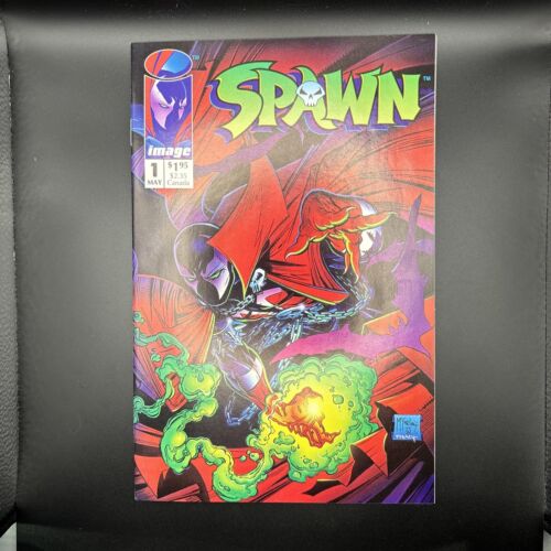 Spawn #1 (Image Comics Malibu Comics May 1992) With Poster Still Attached