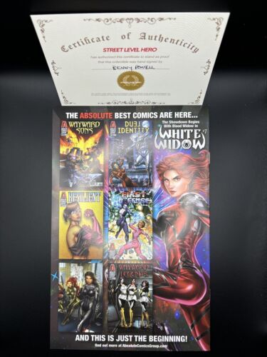 White Widow #5-7 Variant Bundle Signed By Powell w/COA Absolute Comics