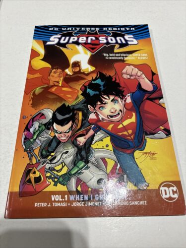 Super Sons Lot 3 TPB When I Grow Up Supersons Of Tomorrow Planet Of The Capes