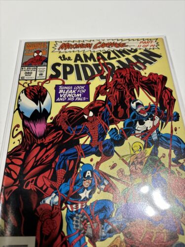 Amazing Spider-Man #380 (Marvel Comics) Newsstand Maximum Carnage Pt 11