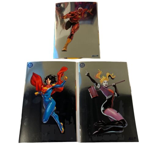 New Release Day DC Foil Bundle(10/23/24) Superman#19, Flash#14, Harley Quinn #44