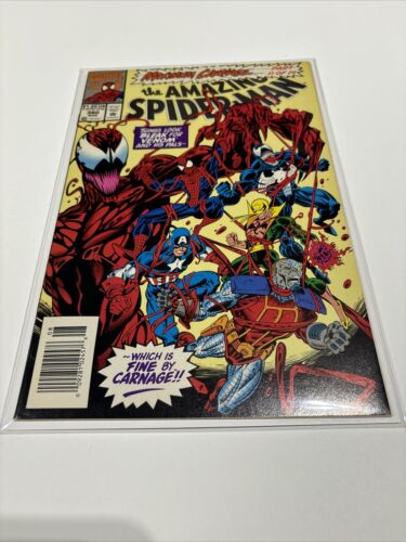 Amazing Spider-Man #380 (Marvel Comics) Newsstand Maximum Carnage Pt 11