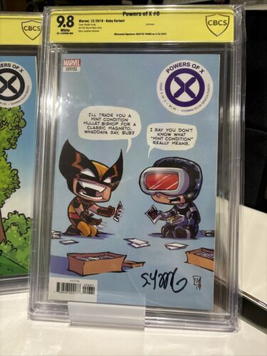 POWERS OF X #1-6 CGC 9.8 SS SKOTTIE YOUNG Variant Cvr Marvel-COMPLETE SET Keys