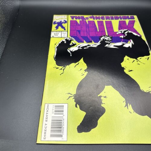 Incredible Hulk #377 (Marvel) Rare Lime Green 3rd Printing