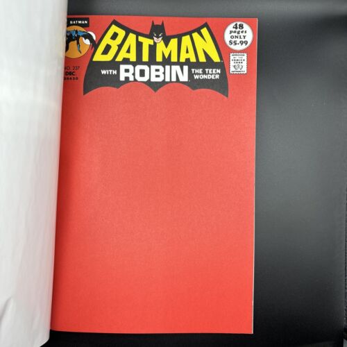 Batman 237 Facsimile Blank Variant