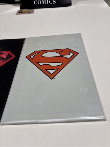 *DEATH OF SUPERMAN #75 & RESURRECTION #500*1992 DC*BLACK/WHITE POLYBAG SEALED*NM