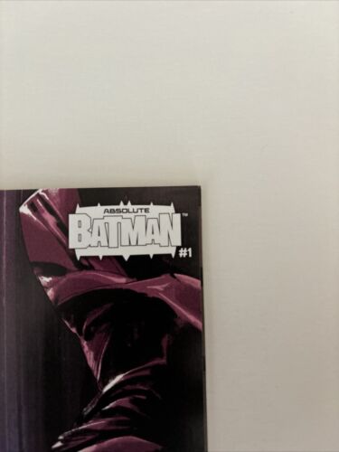 Absolute Batman #1 Cover D Mitch Gerads Variant Comic Book First Print