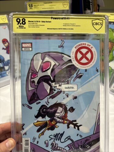 POWERS OF X #1-6 CGC 9.8 SS SKOTTIE YOUNG Variant Cvr Marvel-COMPLETE SET Keys