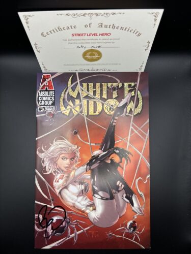 White Widow #5-7 Variant Bundle Signed By Powell w/COA Absolute Comics