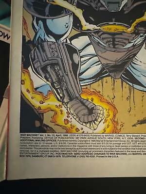 War Machine, Vol 1, #13 (1995)“Natural Born Killers”