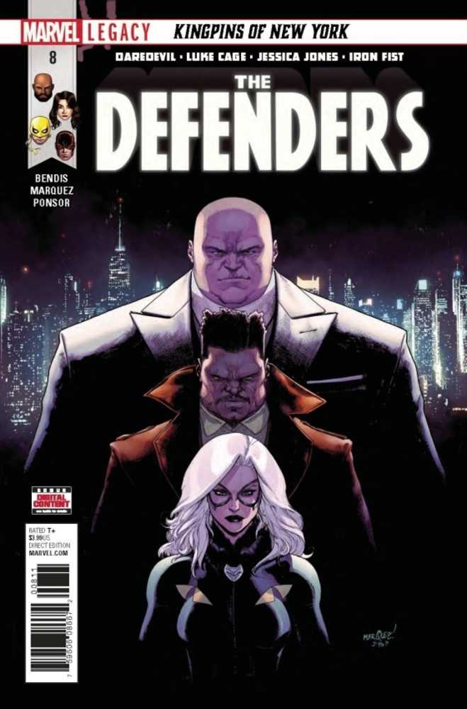 Defenders #8 Main Cover Marvel Comics 2018
