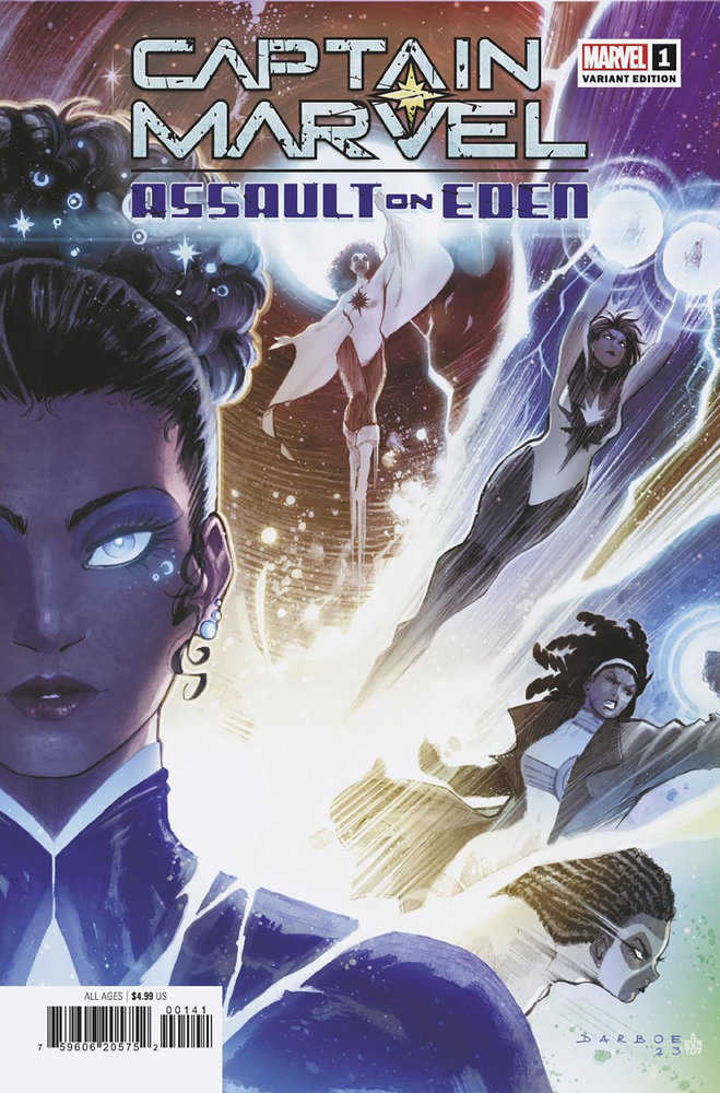 Captain Marvel: Assault On Eden #1 Karen Darboe Cover