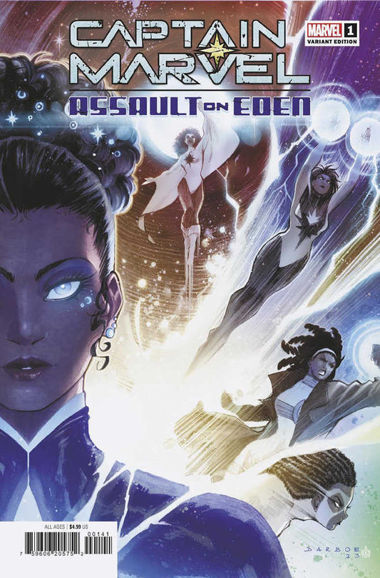 Captain Marvel: Assault On Eden #1 Karen Darboe Cover