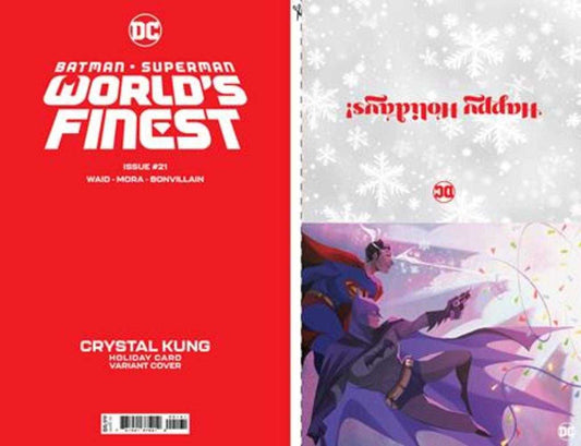 Batman Superman Worlds Finest #21 Cover C Crystal Kung Holiday