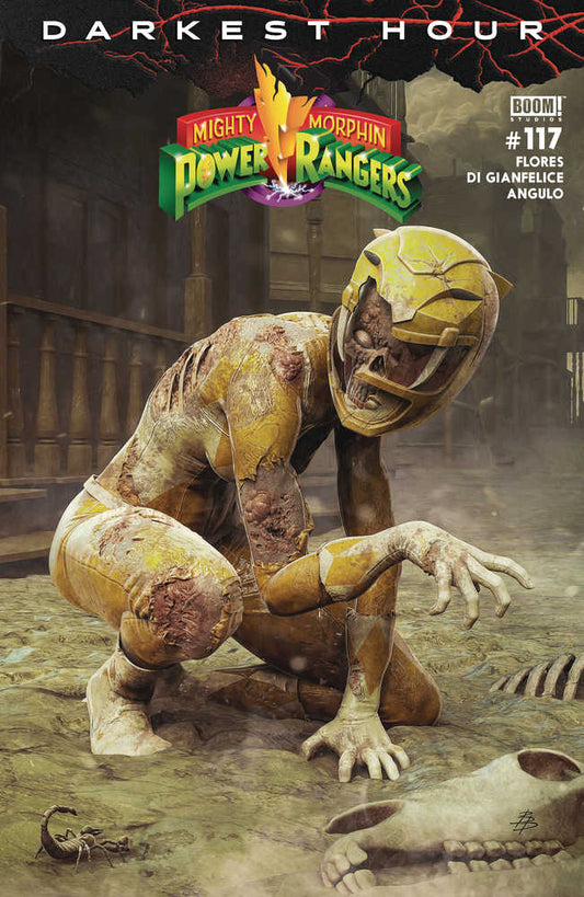 Mighty Morphin Power Rangers #117 Cover B Dark Grid Variant