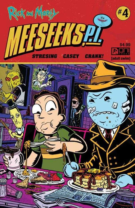 Rick And Morty Meeseeks Pi #4 (Of 4) Cover B Sam Grinberg Variant
