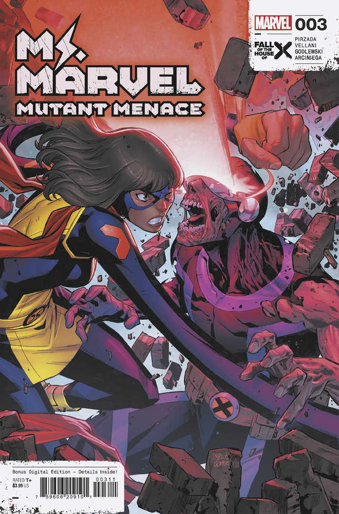 Ms. Marvel: Mutant Menace #3 Carlos Gómez Main Cover